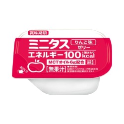 ミニタス エネルギーゼリー りんご味 25g×9個-高カロリー-ビースタイル本店