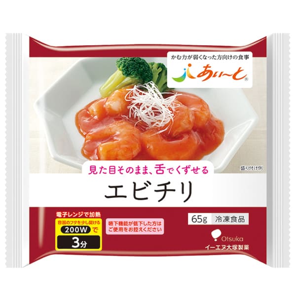 介護食 あいーと エビチリ65g ビースタイル本店 介護食通販 宅配